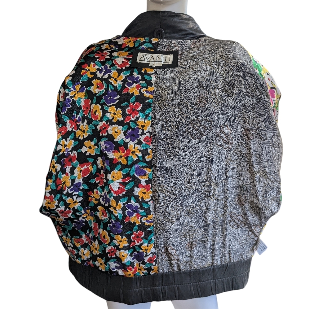 Avanti Patchwork Leather Jacket Features A Unique… - image 5